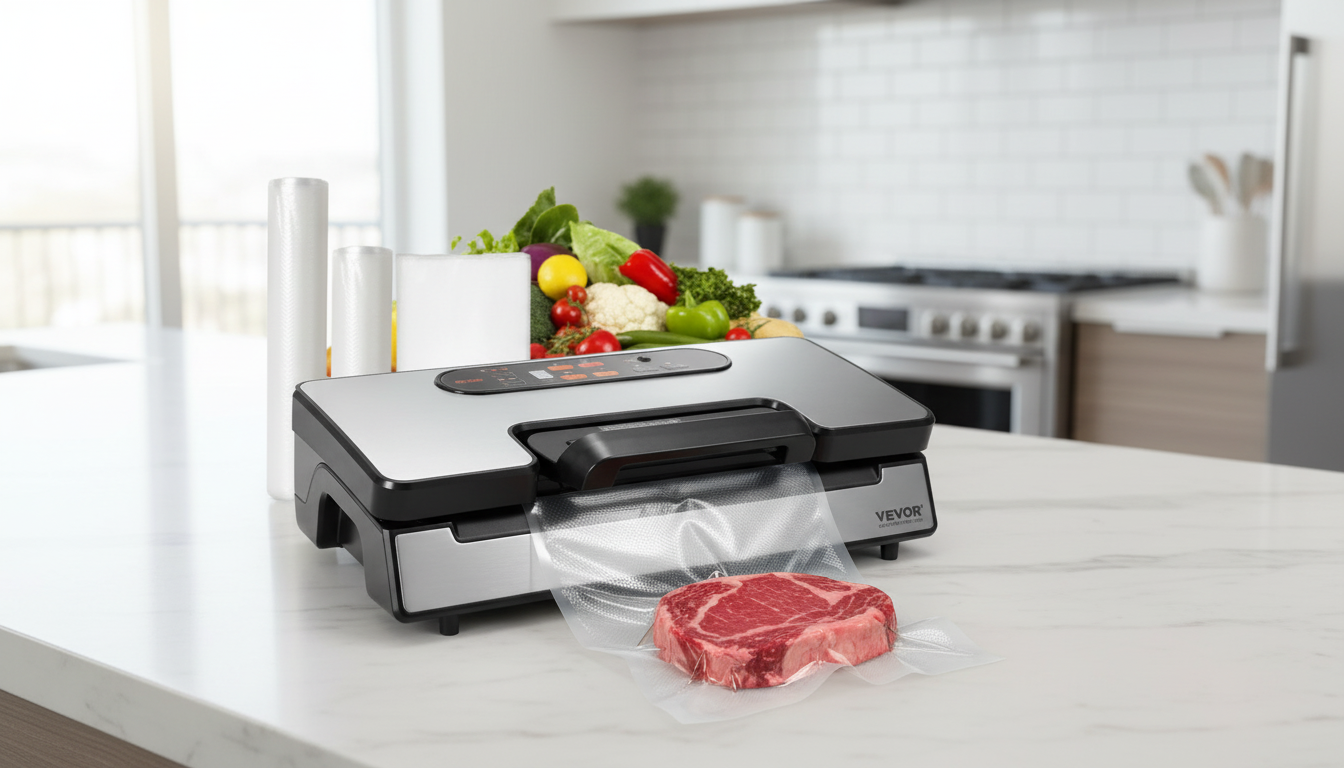 90KPa Dual-Pump Vacuum Sealer: Faster Seals, Less Freezer Burn