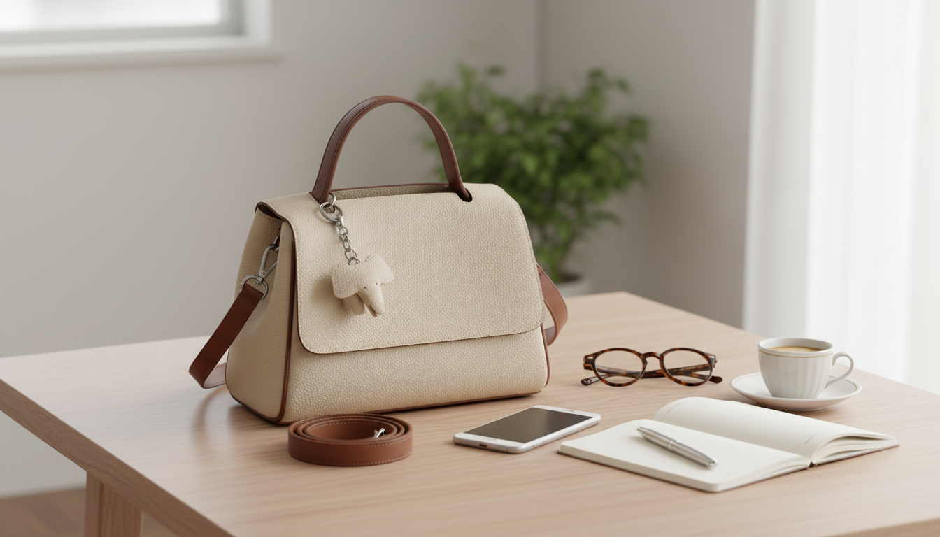 Genuine Leather Crossbody Tote: Work-to-Weekend Satchel