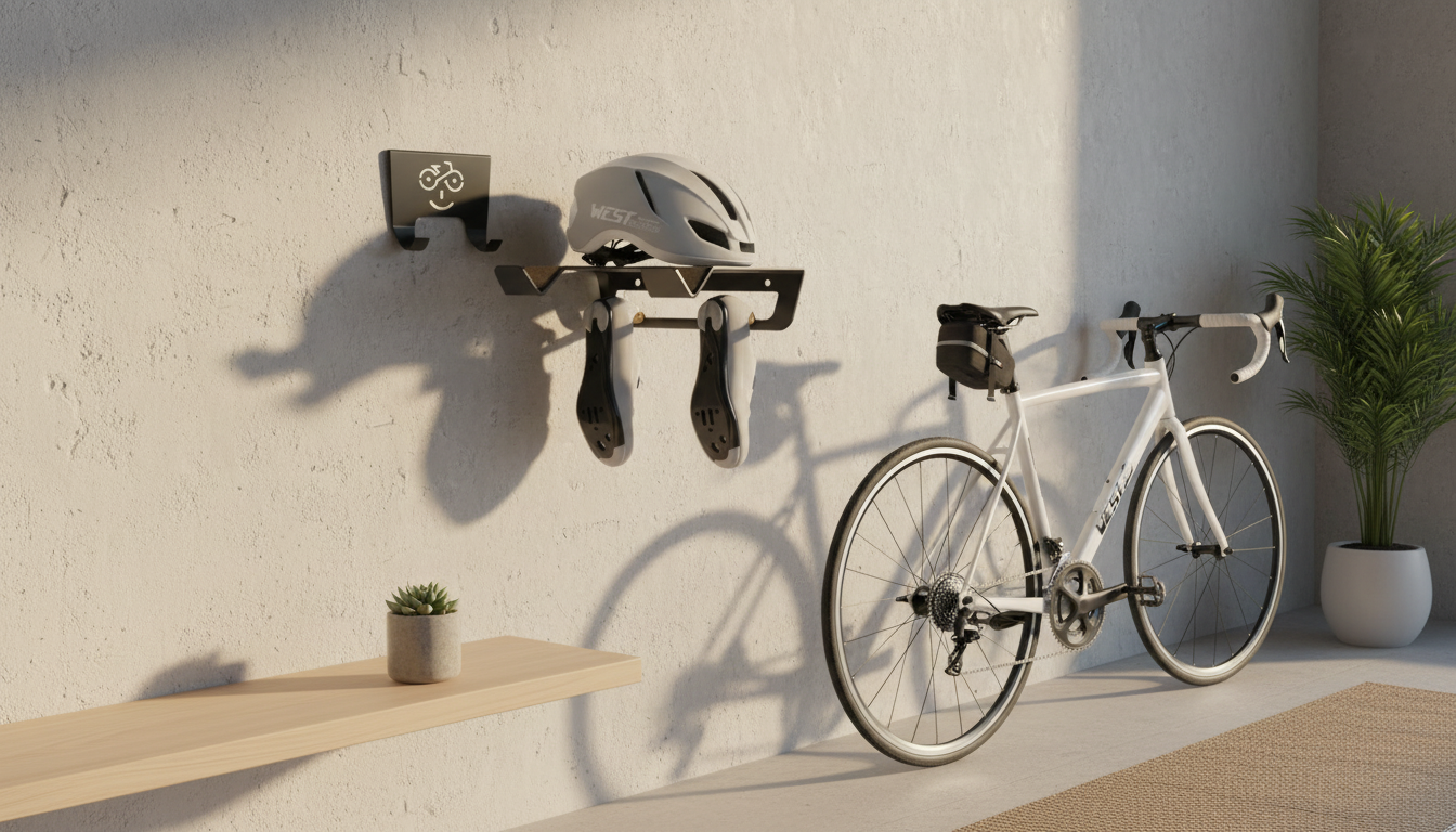 Indoor Wall Mount Bike Rack: Store Road & MTB Bikes