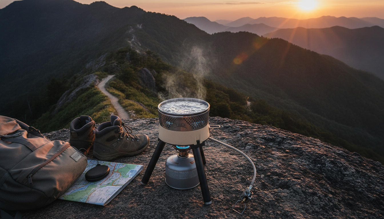 Jet Burner Heat-Reactor Stove: Fast Boils for Trails